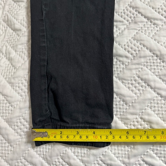 West 49 Black Joggers Pants Bottoms Casual Elastic Waist Cuffs Drawstring Men XS - Picture 9 of 11